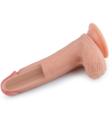 Dual-Layered 8 inch Real Dildo LV4005F-5